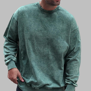 Haga su propia sudadera de lavado ácido Sudadera con capucha lavada con ácido personalizada Sudadera con capucha lavada con estampado de pantalla - Product Image 4