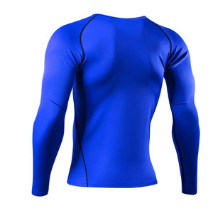 Chemises de course de Compression hommes Fitness Gym séchage rapide respirant entraînement musculation extensible imprimé chemises de Compression - Product Image 1