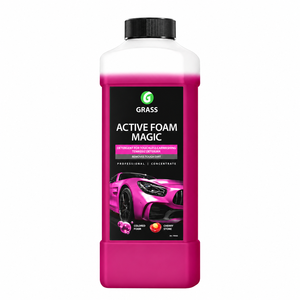 น้ำยาล้างรถแบบไม่ต้องสัมผัส GRASS Active Foam Magic 1 ลิตร คุณภาพพรีเมียม |   เอฟเฟกต์ฟองสีชมพู - Product Image 1