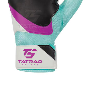 Gants de gardien de but en cuir de haute qualité, personnalisables avec logo, respirants, légers, à séchage rapide, à doigts entiers, avec fermeture auto-agrippante - Product Image 5