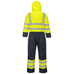 Overol de alta visibilidad adecuado para personal de construcción, overol de trabajo profesional, estructura de tela de alta visibilidad - Product Image 3