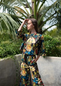 Vestido de mujer de fabricante y mayorista Vestido de dama de honor indio Kurti largo Top plisado con vestido de verano de encaje - Product Image 2