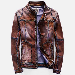Offre Spéciale printemps et automne vêtements hommes veste en gros Denim vestes délavé à l'acide surdimensionné Jean veste pour hommes - Product Image 3