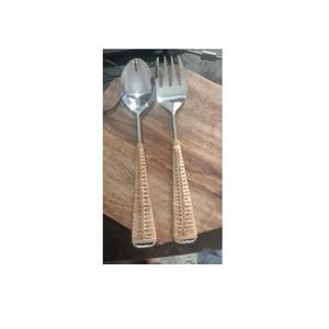 Ensemble de couverts en métal traditionnel de haute qualité avec manche en bois Couverts 5 pièces pour articles artisanaux en matériau PC durable - Product Image 6