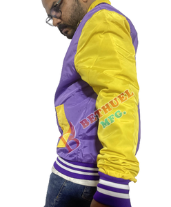 2025 chaqueta de bombardero personalizada para hombre estilo Letterman ropa de calle Abrigo con capucha para primavera otoño uso informal al aire libre alto para invierno - Product Image 6