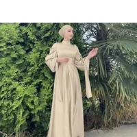 2Pcs costume musulman Satin Dubaï Abaya Eid Arabie Saoudite Turquie Islam Musulman Hijab Robe Ensemble Femmes Robe Longue Femme Kaftan Vestidos