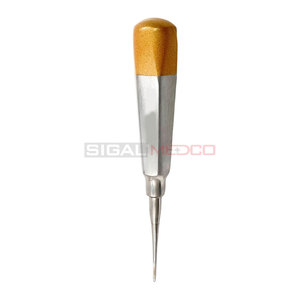 Instrumentos de autoclave Dental de primera calidad, mango hueco ligero, elevador de luxación, puntas rectas, extracción de raíz de energía Manual dorada - Product Image 5
