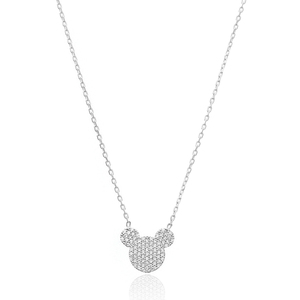 CZ pierre mignon souris conception CZ bijoux en argent collier pendentif 925 en argent Sterling fait à la main en gros bijoux turcs - Product Image 2