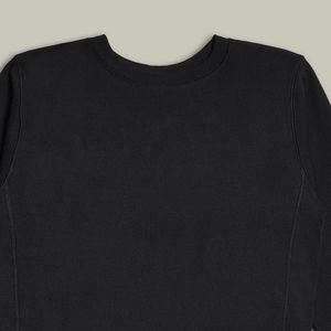 Men's High Quality 100% Cotton <b>Grey</b> & Black Color <b>Sweatshirt</b> Eco-Friendly Breathable Knitted Top for Autumn Winter Formal - Product Image 5