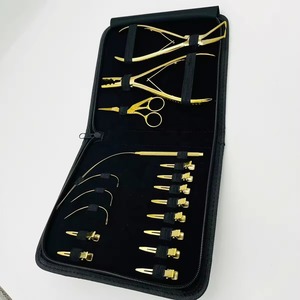 ชุดเครื่องมือสำหรับต่อผมและลูกปัดสีทองพลาสม่าแบบมืออาชีพและสีดำชุดเครื่องมือสำหรับถอดคีมสำหรับลูกปัดเครื่องมือที่ยั่งยืน - Product Image 2