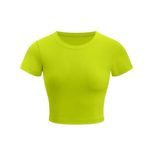 Nuevo Top corto con estilo para mujer, Tops cortos de algodón para mujer, camisetas sexis para bebé, Tops cortos para mujer - Product Image 5