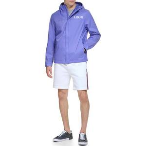 2024 últimas chaquetas de lluvia al por mayor chaqueta cortavientos de alta calidad para hombres chaquetas de lluvia deportivas de calle para hombres 450g - Product Image 2