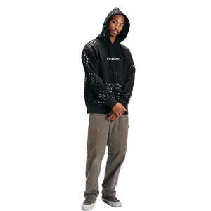Design personnalisé & Logo Sweats à capuche pour hommes Impression bouffante de qualité supérieure Sweats à capuche pour hommes de style unique - Product Image 4