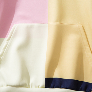 Vente en gros personnalisé patché 100% coton imprimé multicolore lourd vintage fermeture éclair automne sweat à capuche pour hommes - Product Image 6