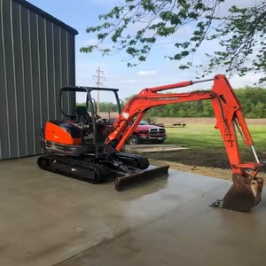 Japón usado Mini 4 toneladas Kubota U40 excavadora sobre orugas EPA compatible con equipo forestal agrícola con componente de motor central - Product Image 4