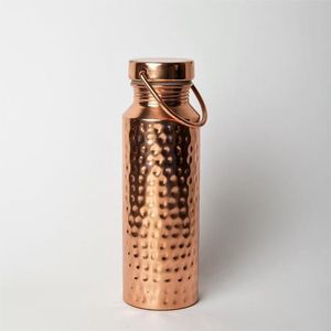 Botellas de cobre puro económicas con una construcción Premium que ofrece durabilidad duradera y diseño tradicional - Product Image 6
