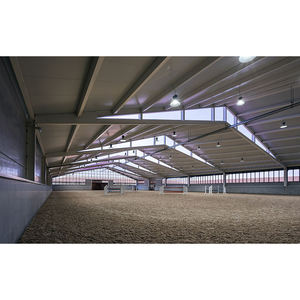Construction rapide pré assemblage poutres lumière i colonne conception acier encadré kits simple largeur arena hangar à chevaux - Product Image 5