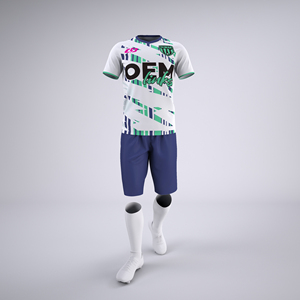 Uniformes de Fútbol Personalizados para Clubes, Camisetas de Manga Corta 100% Poliéster, Colores y Logotipo Personalizados, Kit de Uniforme de Alta Calidad - Product Image 5