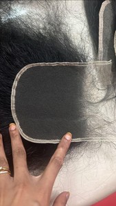 Vente en gros en usine de cheveux vierges indiens Remy bruts avec fermeture et texture droite cheveux péruviens Inde du Sud cheveux humains bon marché - Product Image 5