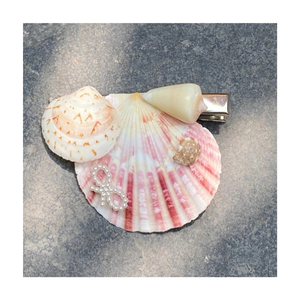 กิ๊บหนีบผมเปลือกหอยทำด้วยมือสำหรับผู้หญิงสาวๆ-ชายหาดผมชายฝั่งฤดูร้อนสไตล์นางเงือก - Product Image 2