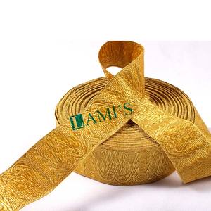 Mejor calidad al por mayor oro vestimenta trenza Galon ceremonial uniforme vestimenta trenza de encaje para la venta - Product Image 5