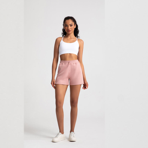 Short de sport décontracté en modal pour femmes, coupe ample, respirant, élastique, entraînement d'été, course à pied, fitness, vente en gros - Product Image 4