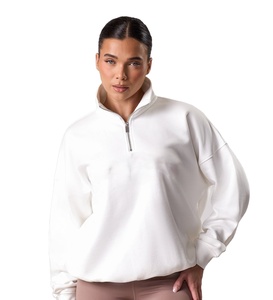 Sudaderas de Invierno Hechas a Medida, Estilo Hip Hop, Cuello Redondo Tejido con Cierre de Cremallera, Ropa Urbana para Mujer, Diseños Personalizados - Product Image 1