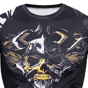 Ensemble de yoga pour homme personnalisé, short uni à l'avant, tendance, vêtements de sport compressifs, spandex/nylon respirant, antistatique - Product Image 3