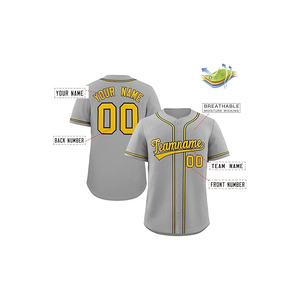 Ropa de softbol, camisetas de béisbol para mujer, camiseta de béisbol personalizada Premium con botones completos, camiseta sublimada, ropa de béisbol - Product Image 2