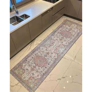 Tapis de bureau Medallion : Lavable en machine, tapis antidérapant, tapis fin non tissé - Product Image 4