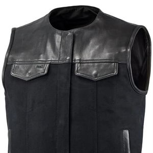 Gilet de moto de style motard en laine/polyester respirant, écologique, imperméable, de haute qualité, sur mesure, pour hommes, vente en gros - Product Image 3