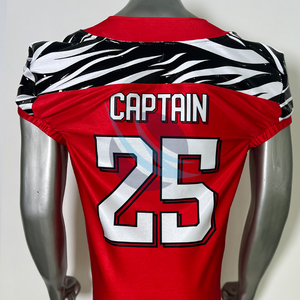 เสื้ออเมริกันฟุตบอลแบบกำหนดเอง ปี 2026 คุณภาพสูง แบบซับลิเมชั่น ชุดทีม ชื่อและหมายเลขผู้เล่นแบบกำหนดเอง เสื้อทักทิล - Product Image 6