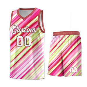 Ropa deportiva para hombre, uniforme de baloncesto, camiseta y pantalones cortos, último diseño, camisetas y camisetas de baloncesto de secado rápido para adultos - Product Image 5