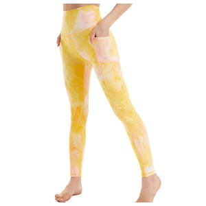 Leggings de Yoga para Mujer, Tejidos, 100% Algodón, Casuales, Transpirables, de Cintura Media, 220g, para Gimnasio y Entrenamiento, Alta Demanda - Product Image 1