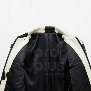 Breathable Men's Cowhide Leather Jacket Stylish Biker Motorcycle <b>Coat</b> Front Logo Quick <b>Dry</b> Eco-Friendly - Product Image 6