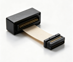ชุดสายเคเบิล SFSDT-50-28-G-55.00-D-NDX 50 ตำแหน่ง 28 AWG สายเชื่อมต่อความเร็วสูง - Product Image 2