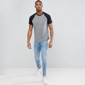 Camiseta deportiva para hombre, camisa de entrenamiento de 95% algodón, 5% licra, gran oferta, 2023 - Product Image 5