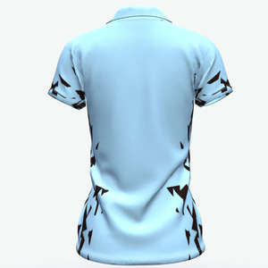 Polyester de haute qualité femmes Golf Polo T-shirt broderie imprimé personnalisé fille polos - Product Image 6