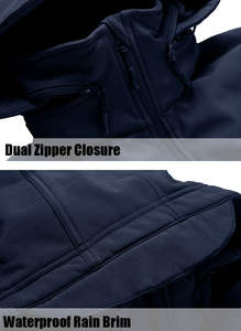 แจ็คเก็ตโพลีเอสเตอร์กันน้ำสำหรับผู้ชาย,เสื้อแจ็คเก็ตโพลีเอสเตอร์กันน้ำน้ำหนักเบา - Product Image 3