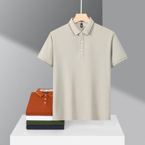 Camisetas lisas de 210g de punto personalizadas al por mayor, camisetas de golf de algodón y poliéster para Polos - Product Image 1