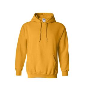 Sudadera con capucha de manga larga para hombre de primera calidad, sudaderas de lana central de invierno con bordado, estampado personalizado, ropa de moda OEM negra - Product Image 4
