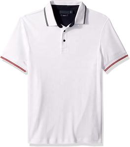 Camiseta de Golf para Hombre 100% Algodón al por Mayor, Ropa Deportiva de Alta Calidad, Logotipo Personalizado, Tela de Felpa Transpirable, Camiseta Corta - Product Image 5