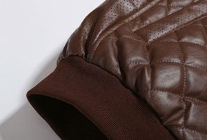 Áo khoác da PU nam cao cấp mùa thu đông 2025, kiểu dáng ôm body, cổ đứng, phong cách thời trang, áo khoác da PU thời thượng - Product Image 2