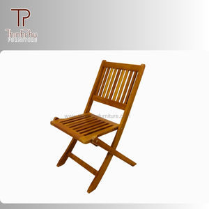 Chaise pliante en bois d'acacia la plus vendue, design contemporain, portable pour parc, hôtel et villa - Meubles Thinh Phu - Product Image 2
