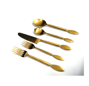 Ensemble de couverts en métal en laiton pour cuisine et table Cuillère en acier miroir couleur or en laiton à prix acceptable - Product Image 5