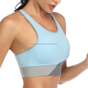 Women's High Support Sports <b>Bra</b> Shockproof Quick Dry Yoga Gym Running Seamless Workout Fitness <b>Bra</b> Four-Way <b>Stretch</b> 100% - Product Image 4