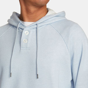 Sudadera con Capucha Personalizada para Hombre, Diseño Sólido, Invierno, Térmica, de Forro Polar, 100% Algodón Negro con Servicio OEM - Product Image 6