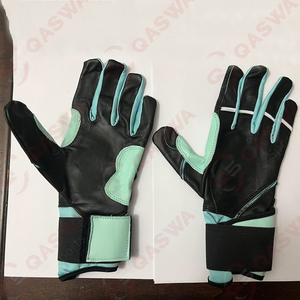 Gants de frappeur de baseball unisexe de haute qualité, couleur avec logo personnalisé Gants de frappeur respirants et réglables à prise supérieure - Product Image 5
