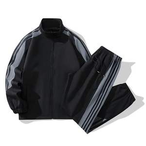 Conjunto deportivo informal de tres rayas para hombre, ropa de trabajo a la moda para parejas, combo de ropa cómoda para hombre y mujer, novedad de 2025 - Product Image 6