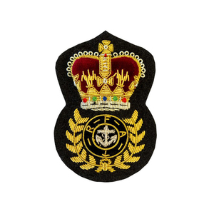 Badge brodé à la main en or, luxe, sur mesure, dernière collection 2025, 100% fait main, taille sur mesure, style à coudre - Product Image 5